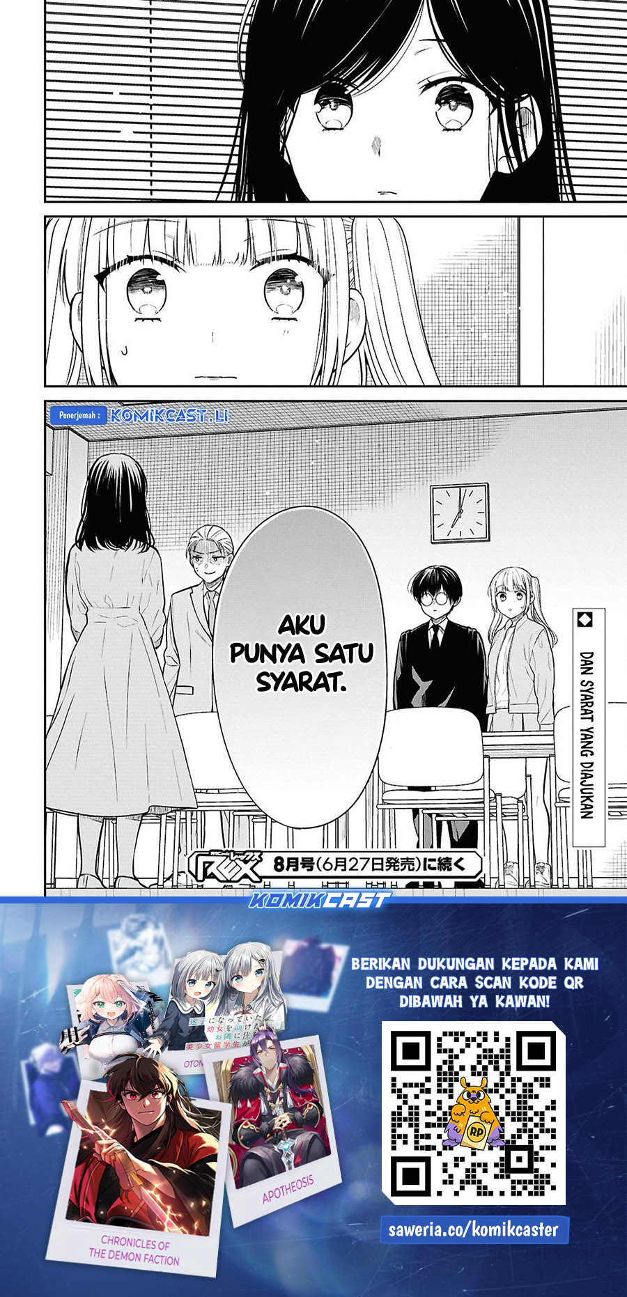1-nen A-gumi no Monster Chapter 72 Gambar 29