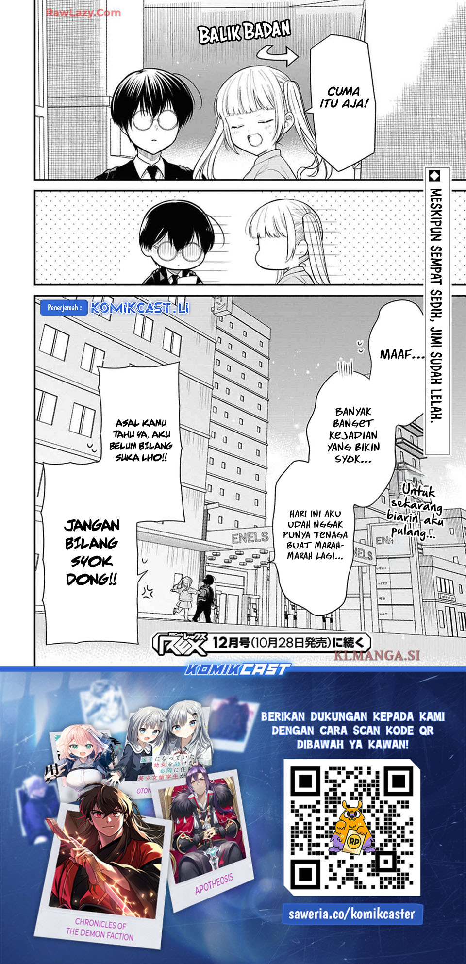 1-nen A-gumi no Monster Chapter 76 Gambar 29