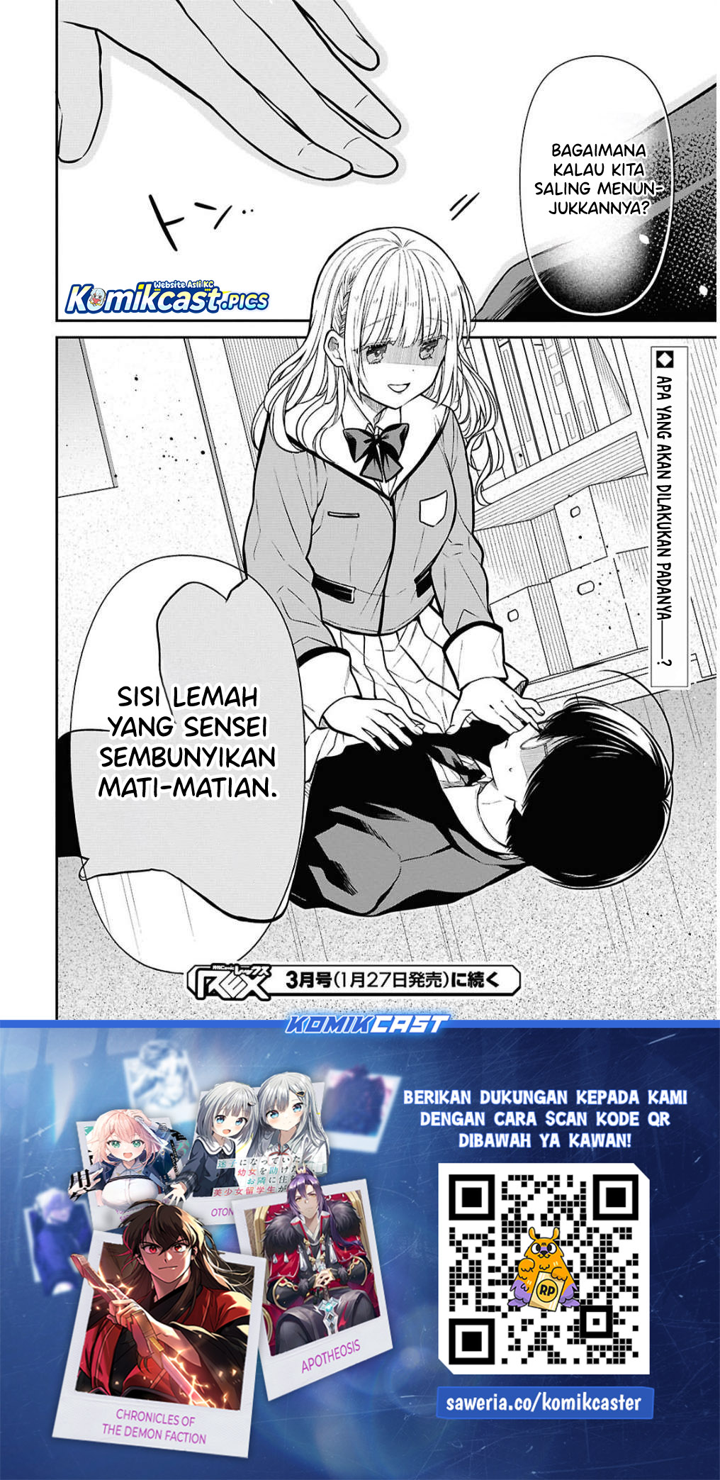 1-nen A-gumi no Monster Chapter 79 Gambar 29