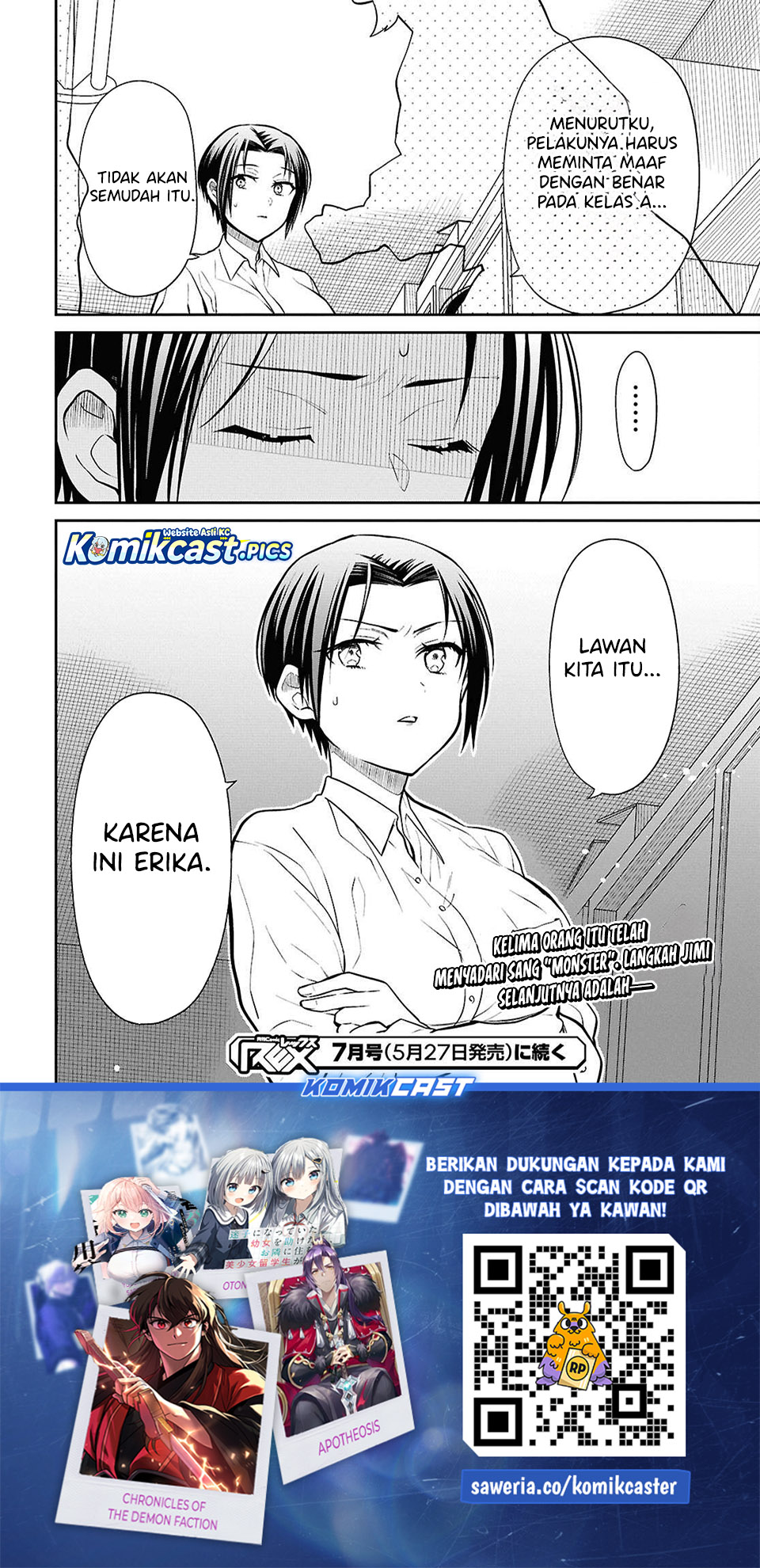 1-nen A-gumi no Monster Chapter 83 Gambar 23