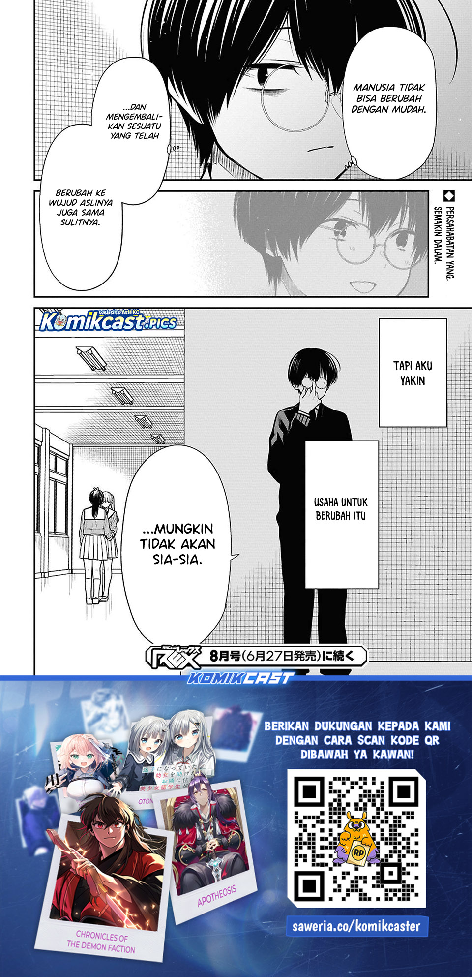 1-nen A-gumi no Monster Chapter 84 Gambar 24