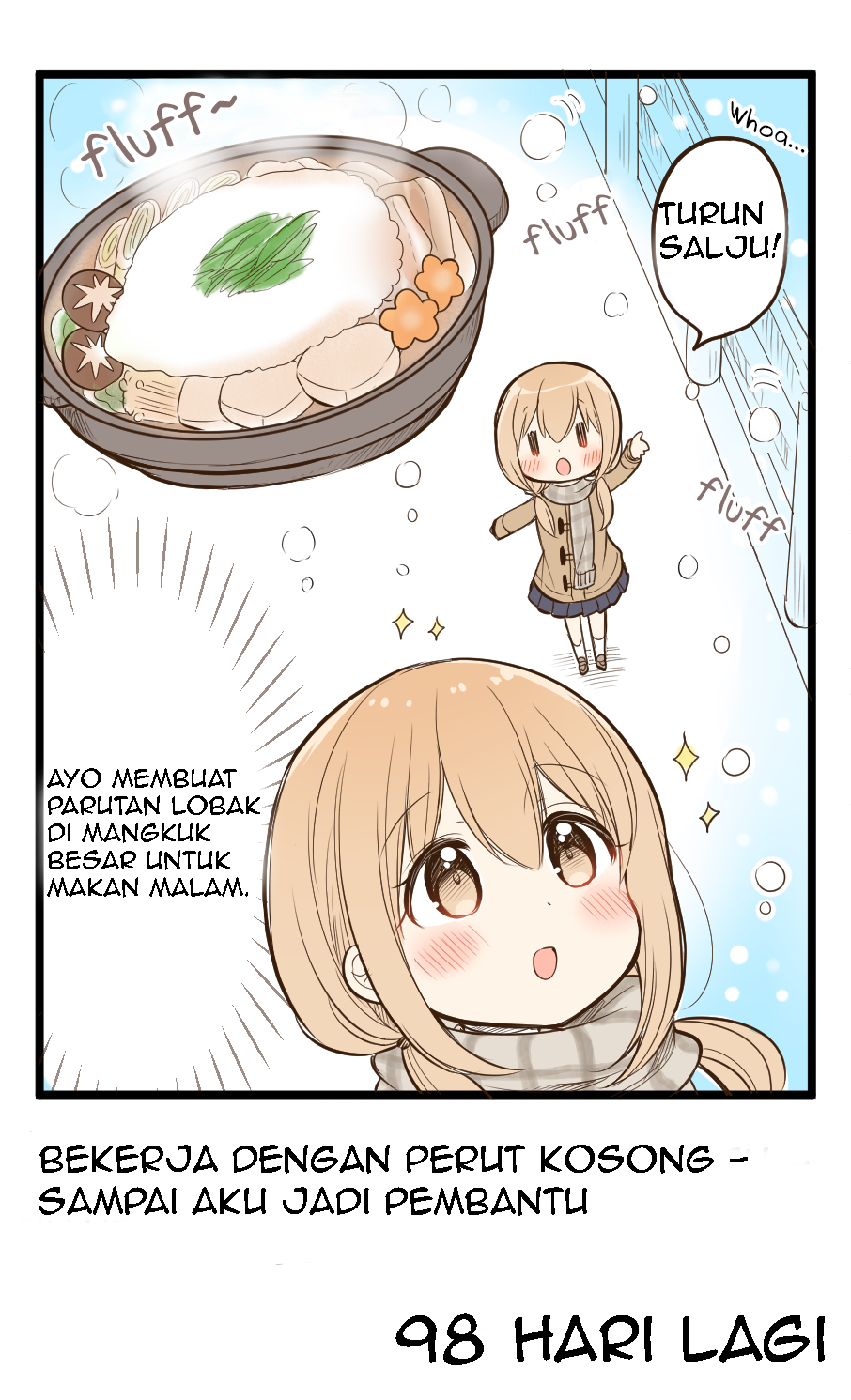 100 Nichigo ni Kuufuku de Taore Maid ni Naru Onna no Ko Chapter 2 Gambar 1