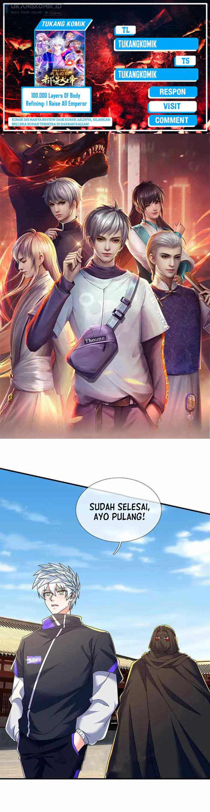 100.000 Layers Of Body Refining: I Raise All Emperor Chapter 353 Gambar 1