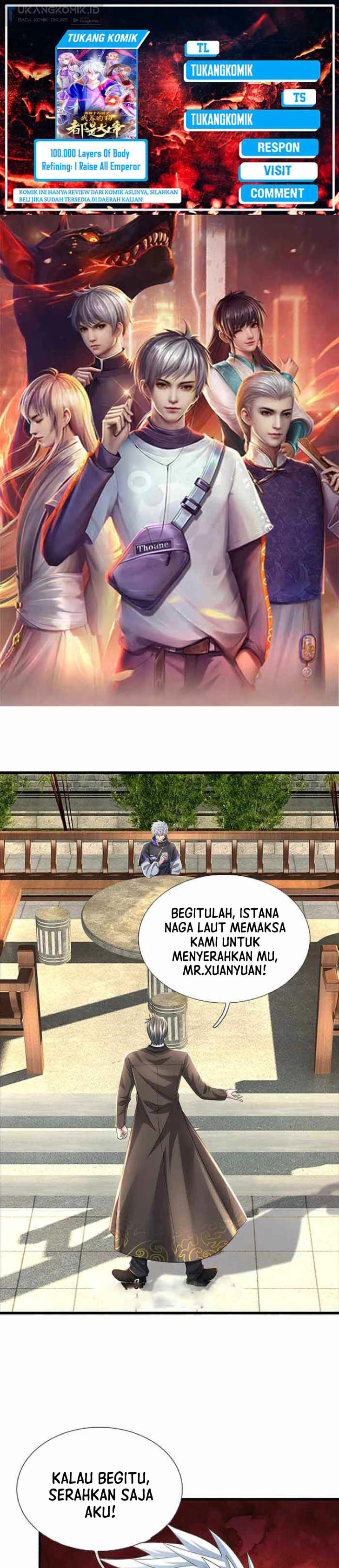 100.000 Layers Of Body Refining: I Raise All Emperor Chapter 354 Gambar 1