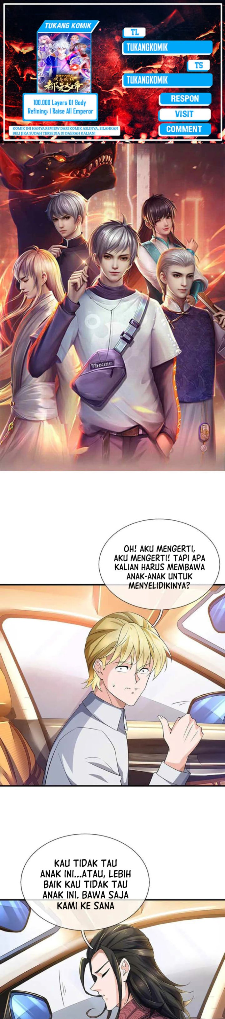 100.000 Layers Of Body Refining: I Raise All Emperor Chapter 380 Gambar 1