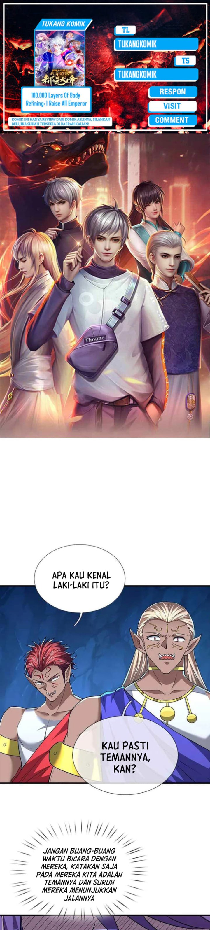 100.000 Layers Of Body Refining: I Raise All Emperor Chapter 384 Gambar 1
