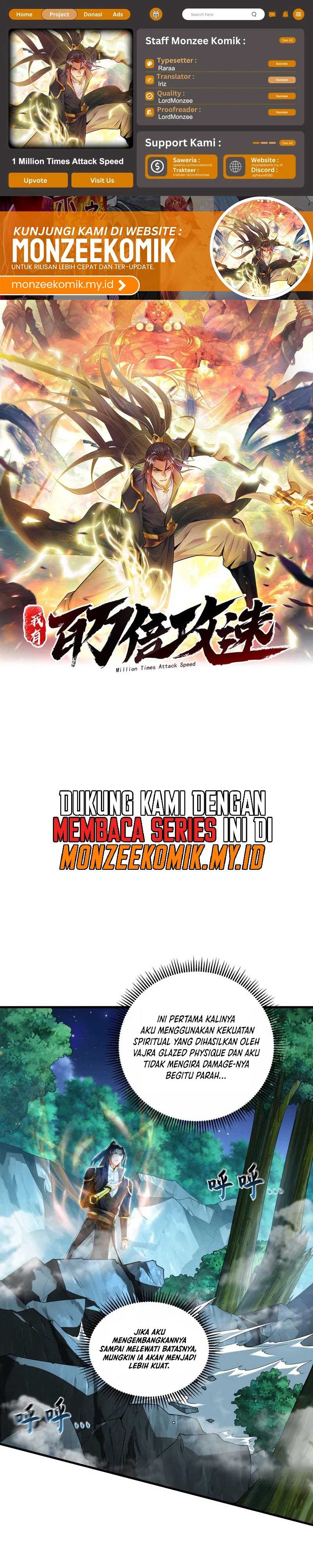 1 Million Times Attack Speed Chapter 32 Gambar 1