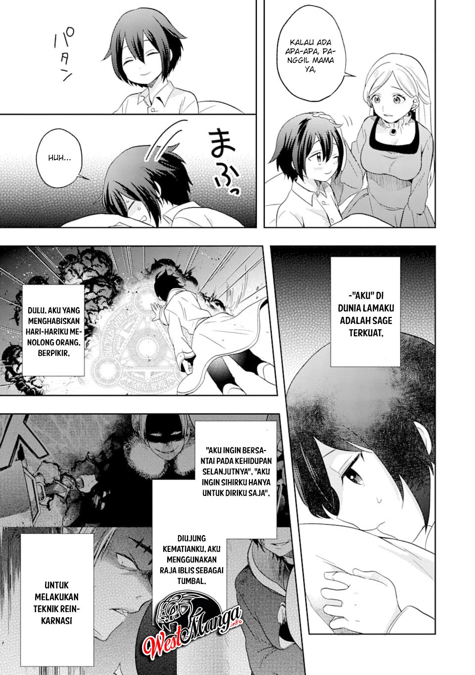 6-sai No Kenja Wa Hikage No Michi Wo Ayumitai Chapter 01.1 Gambar 9