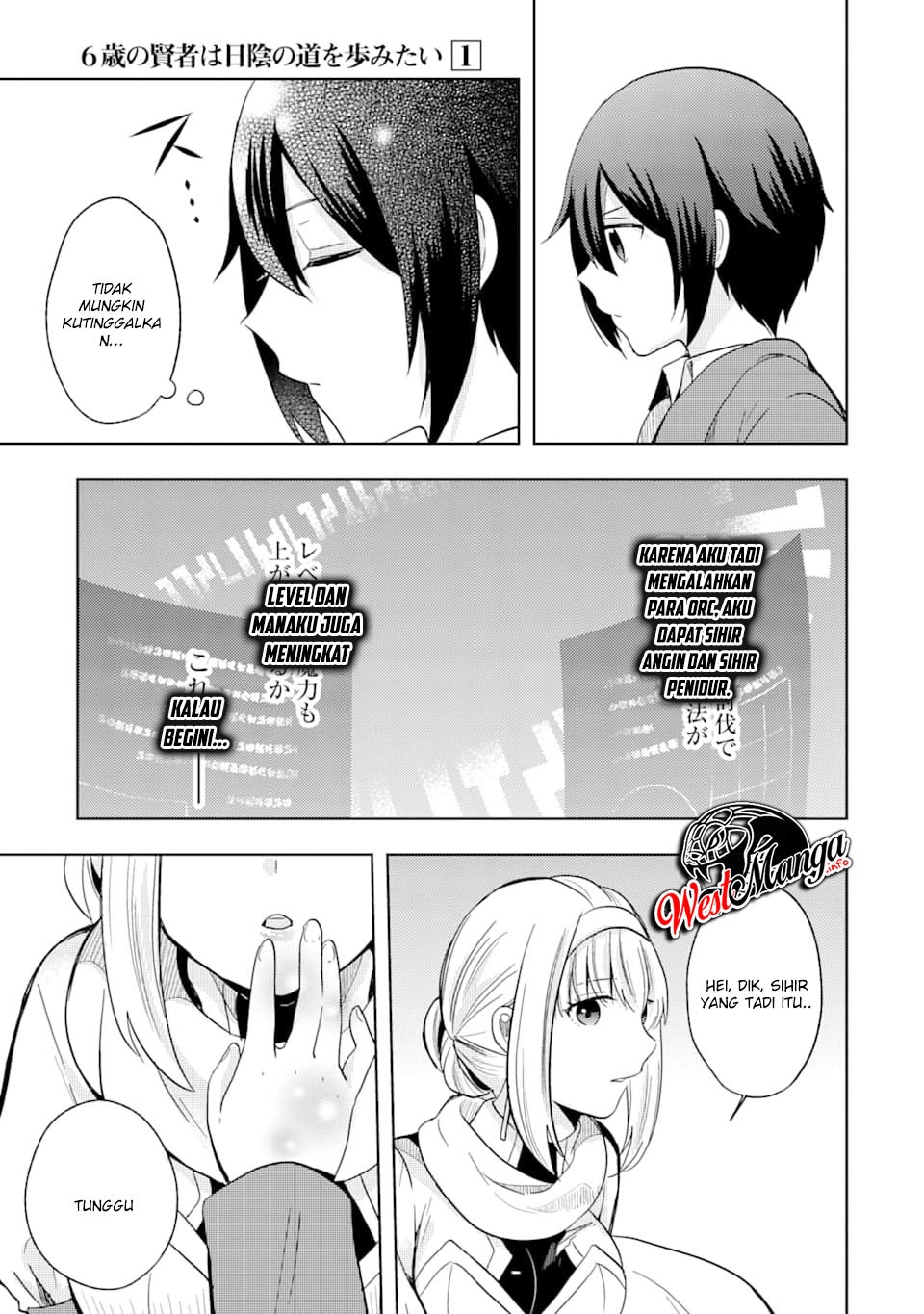 6-sai No Kenja Wa Hikage No Michi Wo Ayumitai Chapter 01.2 Gambar 16