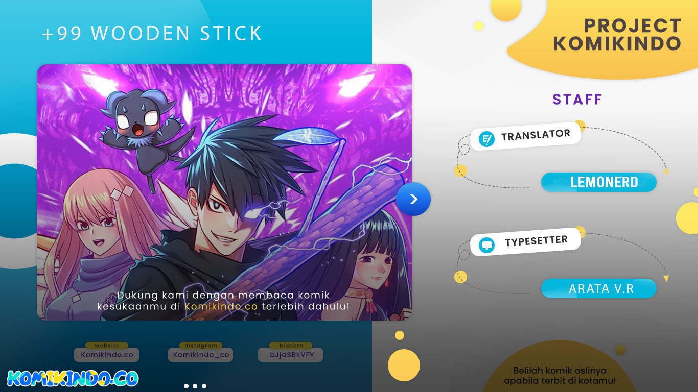 +99 Wooden Stick Chapter 34 Gambar 1