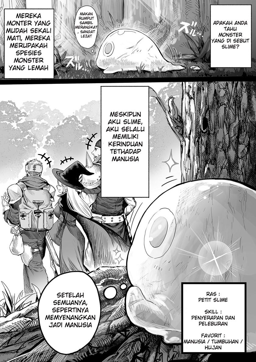 A Crawling Slime -> A Slime Fell in Love Chapter 00 Gambar 2