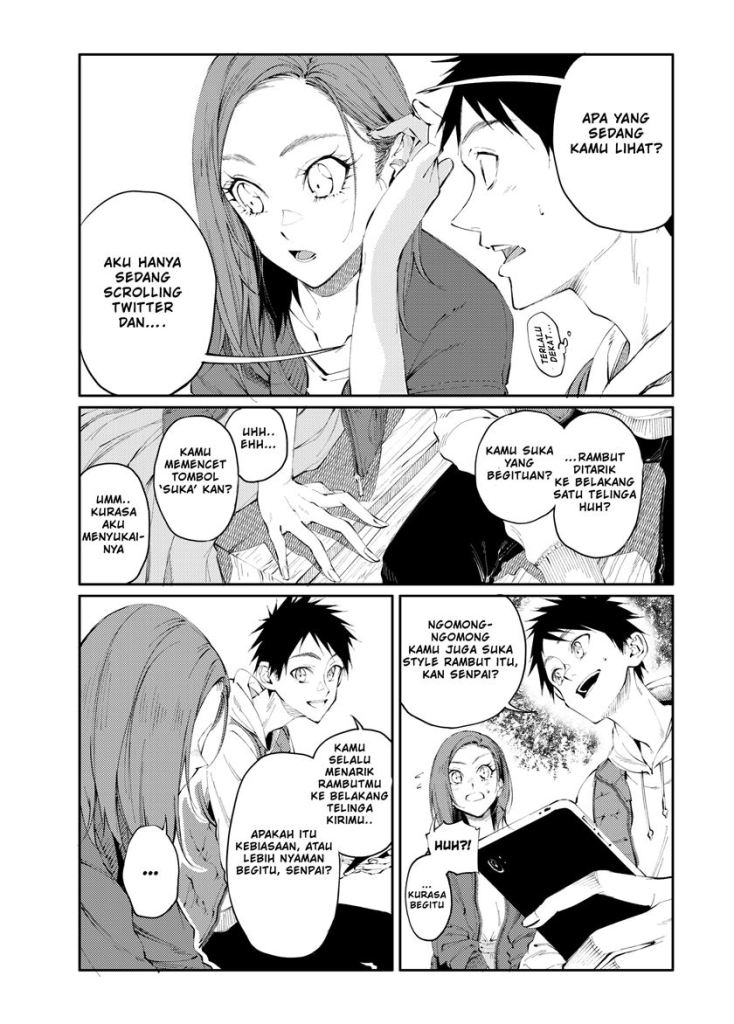 Hair Pulled Back Over One Ear Chapter 00 Gambar 4