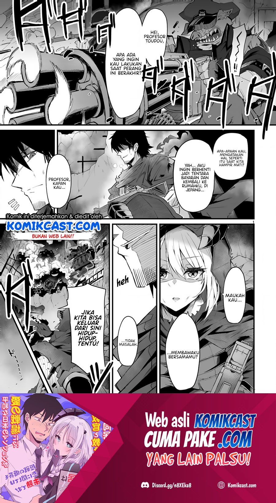 Living With My Pupil is Even More Stressful Than the Battlefield Chapter 00 Gambar 2