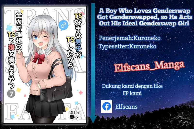 A Boy Who Loves Genderswap Got Genderswapped, so He Acts Out His Ideal Genderswap Girl Chapter 08 Gambar 1