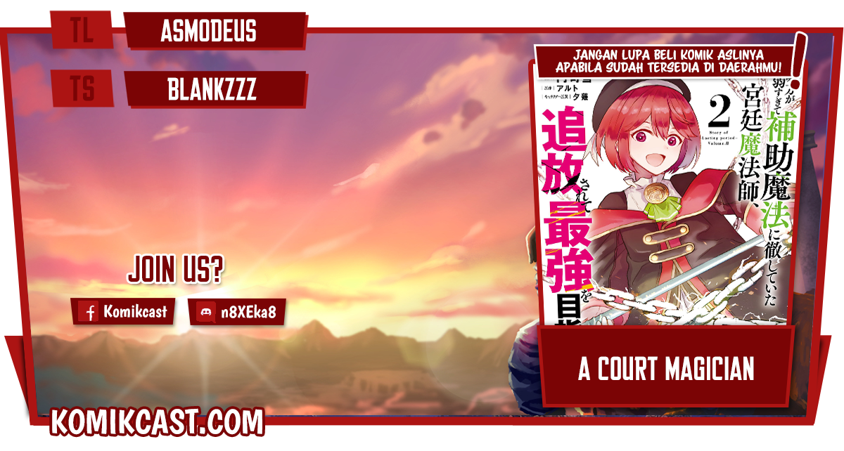 A Court Magician, Who Was Focused On Supportive Magic Because His Allies Were Too Weak, Aims To Become The Strongest After Being Banished Chapter 20 Gambar 1