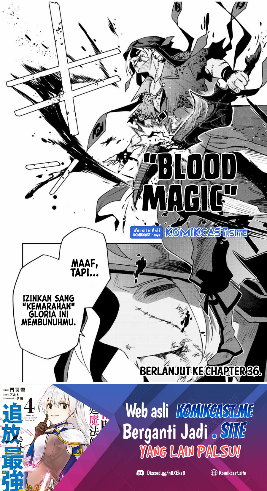 A Court Magician, Who Was Focused On Supportive Magic Because His Allies Were Too Weak, Aims To Become The Strongest After Being Banished Chapter 35 Gambar 17