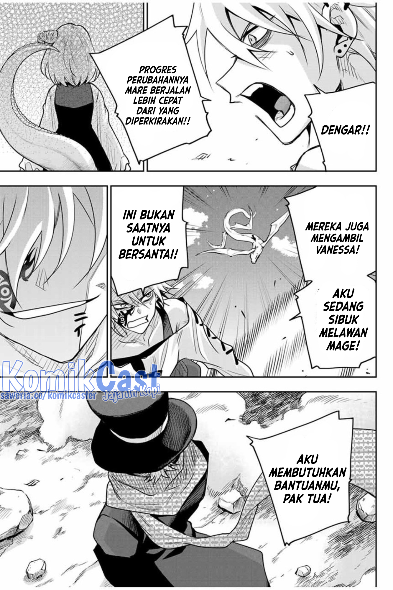 A Court Magician, Who Was Focused On Supportive Magic Because His Allies Were Too Weak, Aims To Become The Strongest After Being Banished Chapter 107 Gambar 8