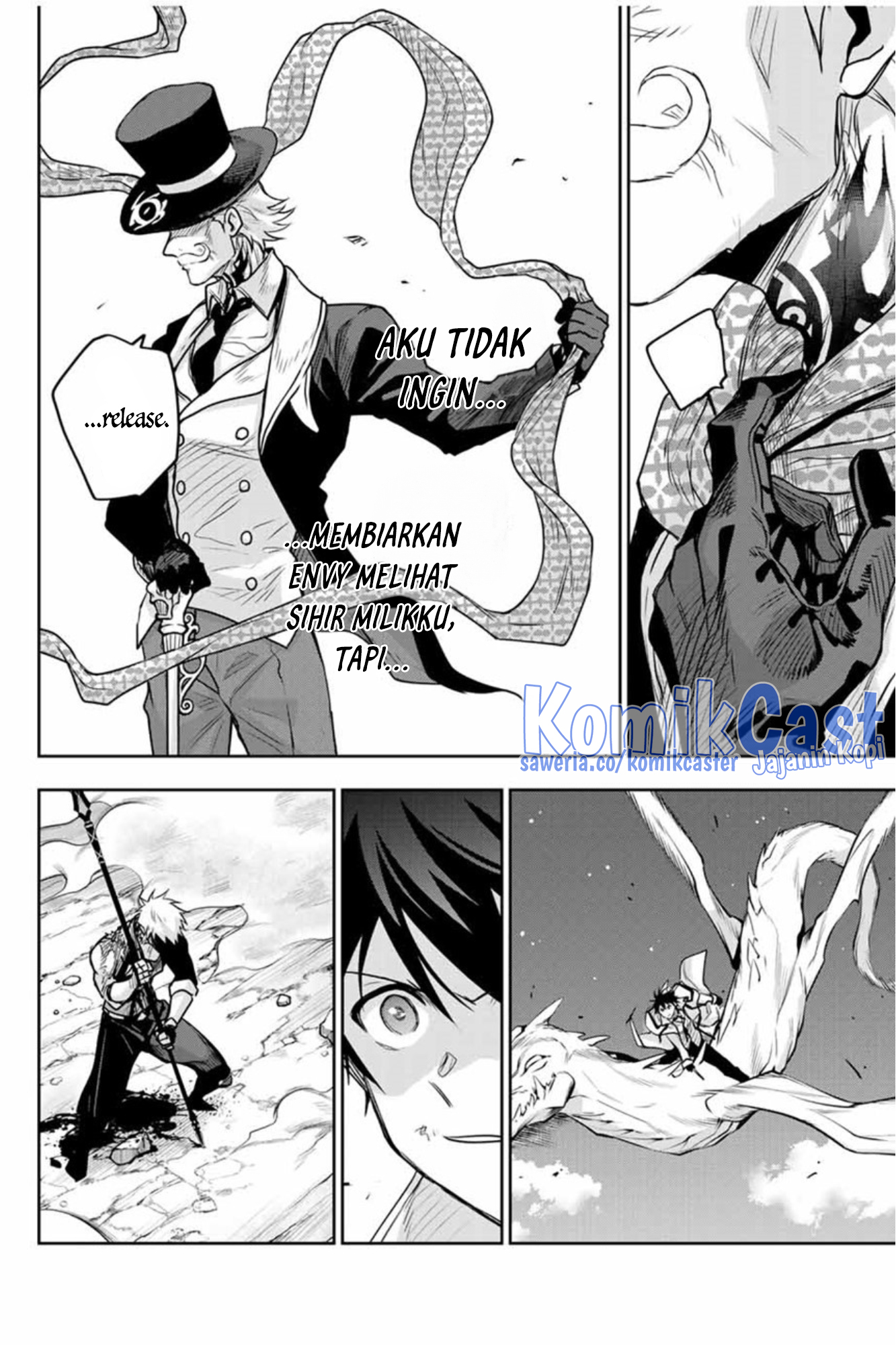 A Court Magician, Who Was Focused On Supportive Magic Because His Allies Were Too Weak, Aims To Become The Strongest After Being Banished Chapter 107 Gambar 9