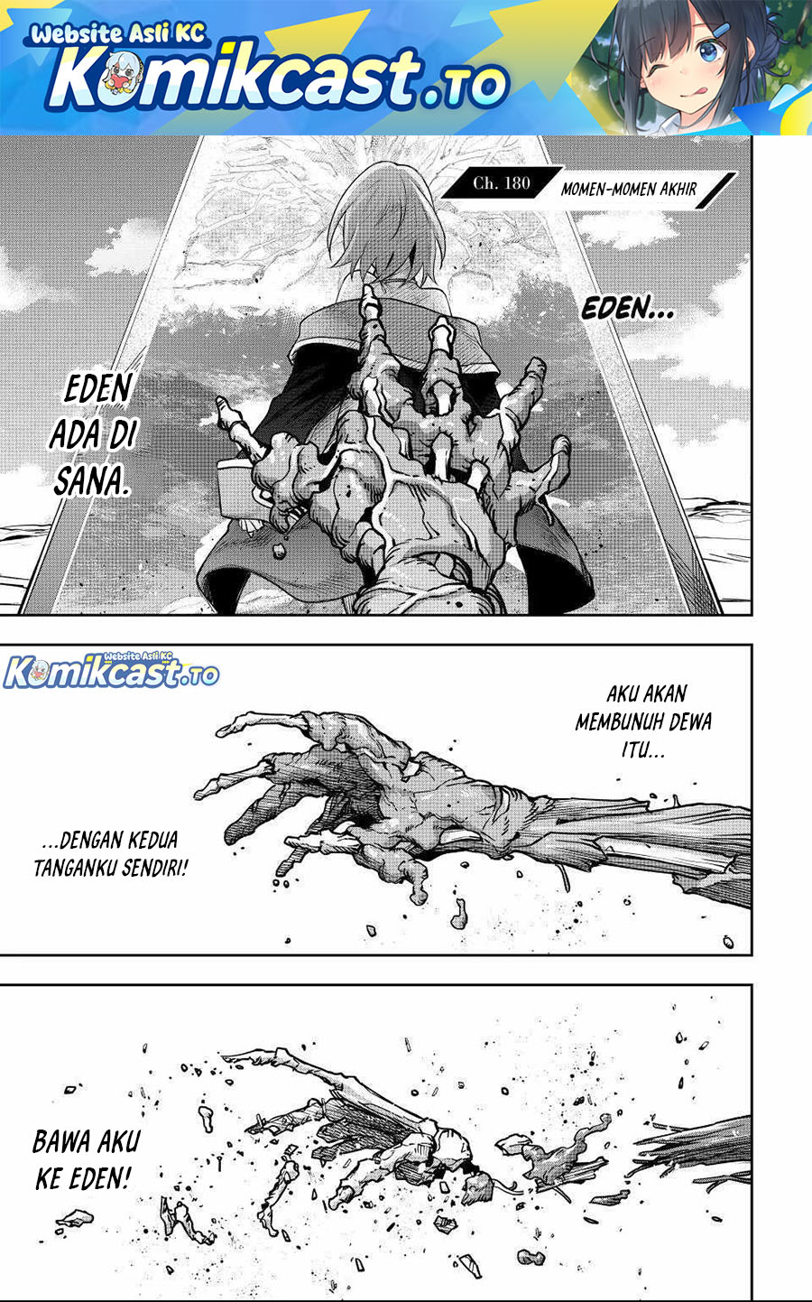 A Court Magician, Who Was Focused On Supportive Magic Because His Allies Were Too Weak, Aims To Become The Strongest After Being Banished Chapter 180 Gambar 2