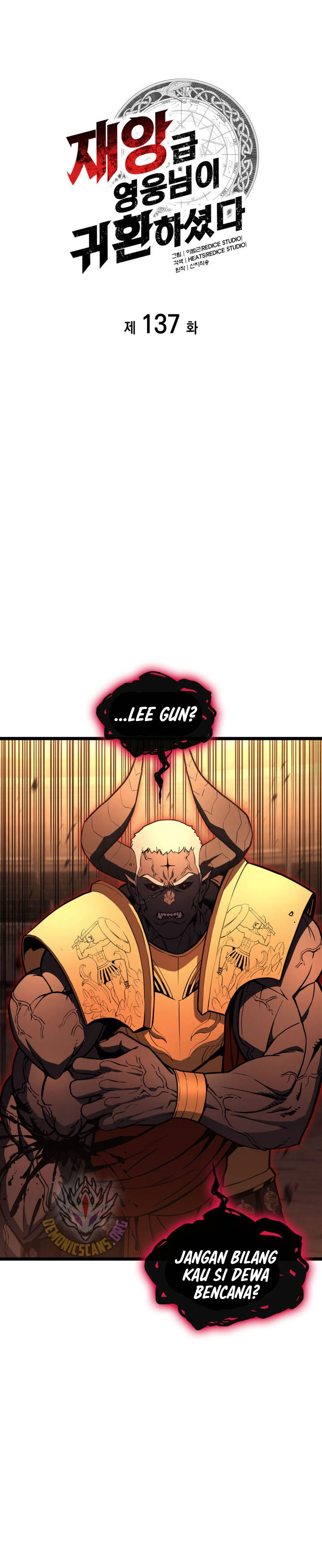 A Disaster-Class Hero Has Returned Chapter 137 Gambar 8