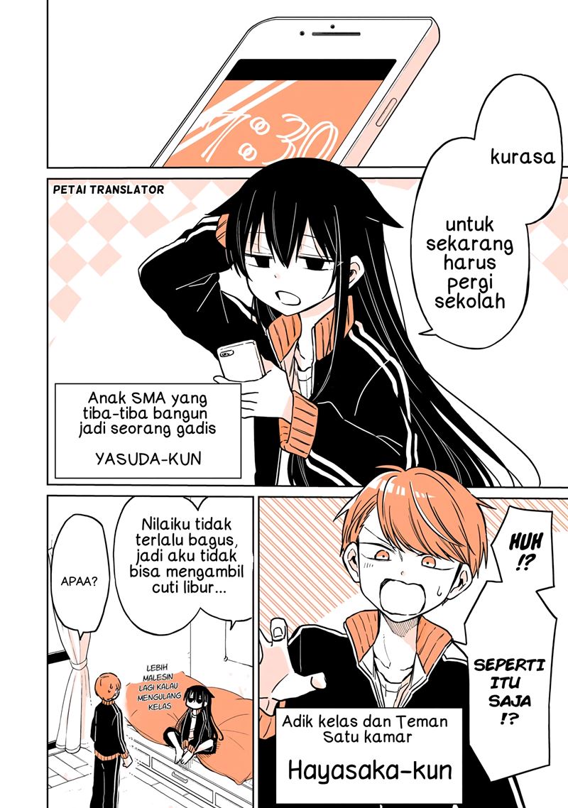 A Lazy Guy Woke Up As A Girl One Morning Chapter 02 Gambar 2