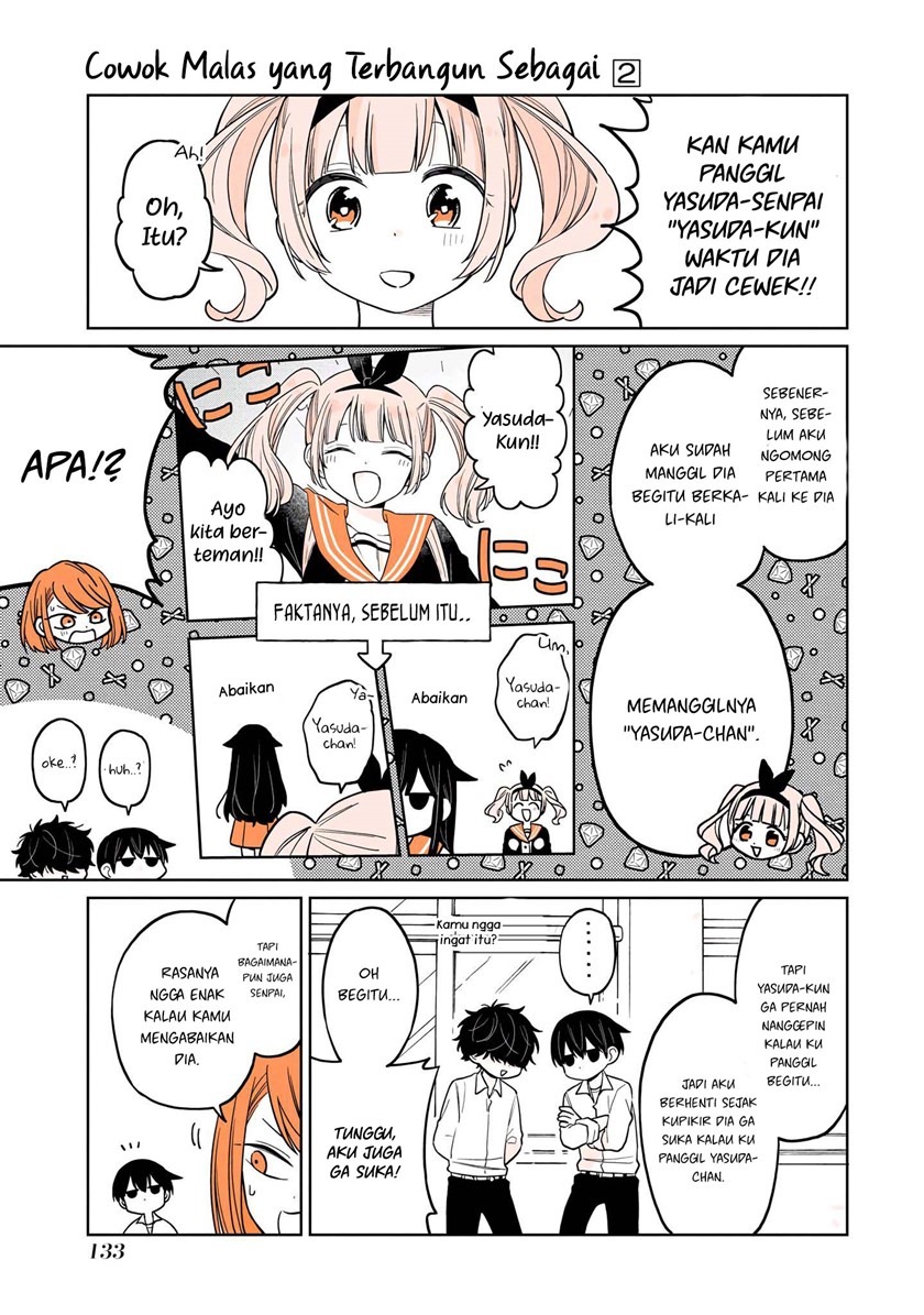 A Lazy Guy Woke Up As A Girl One Morning Chapter 15.2 Gambar 6