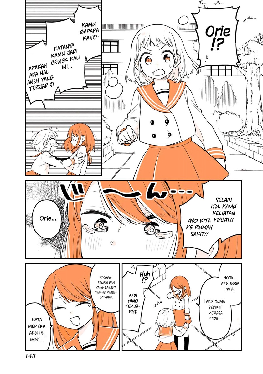 A Lazy Guy Woke Up As A Girl One Morning Chapter 15.2 Gambar 16