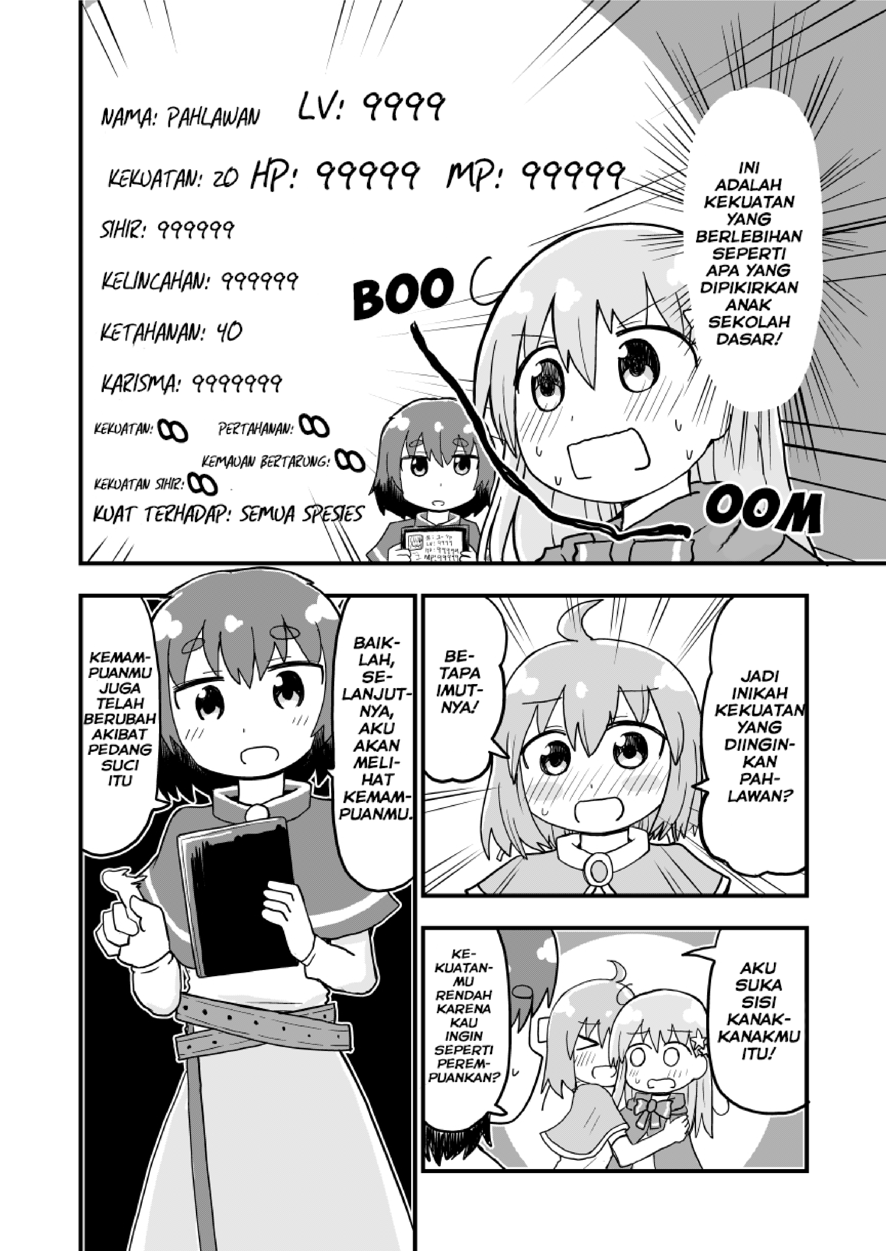 A Manga About a Hero Who Pulled Out the Holy Sword and Became a Girl Chapter 04 Gambar 2