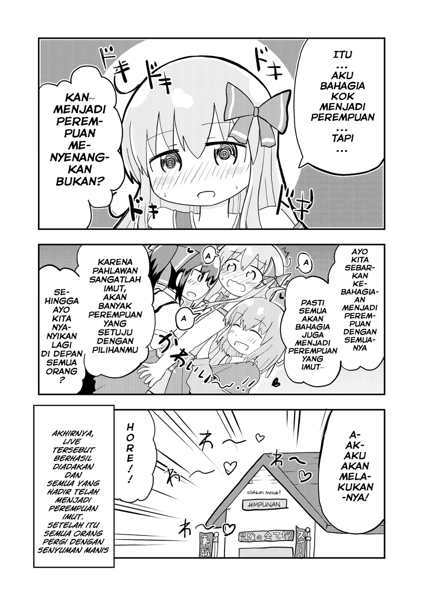 A Manga About a Hero Who Pulled Out the Holy Sword and Became a Girl Chapter 08 Gambar 4