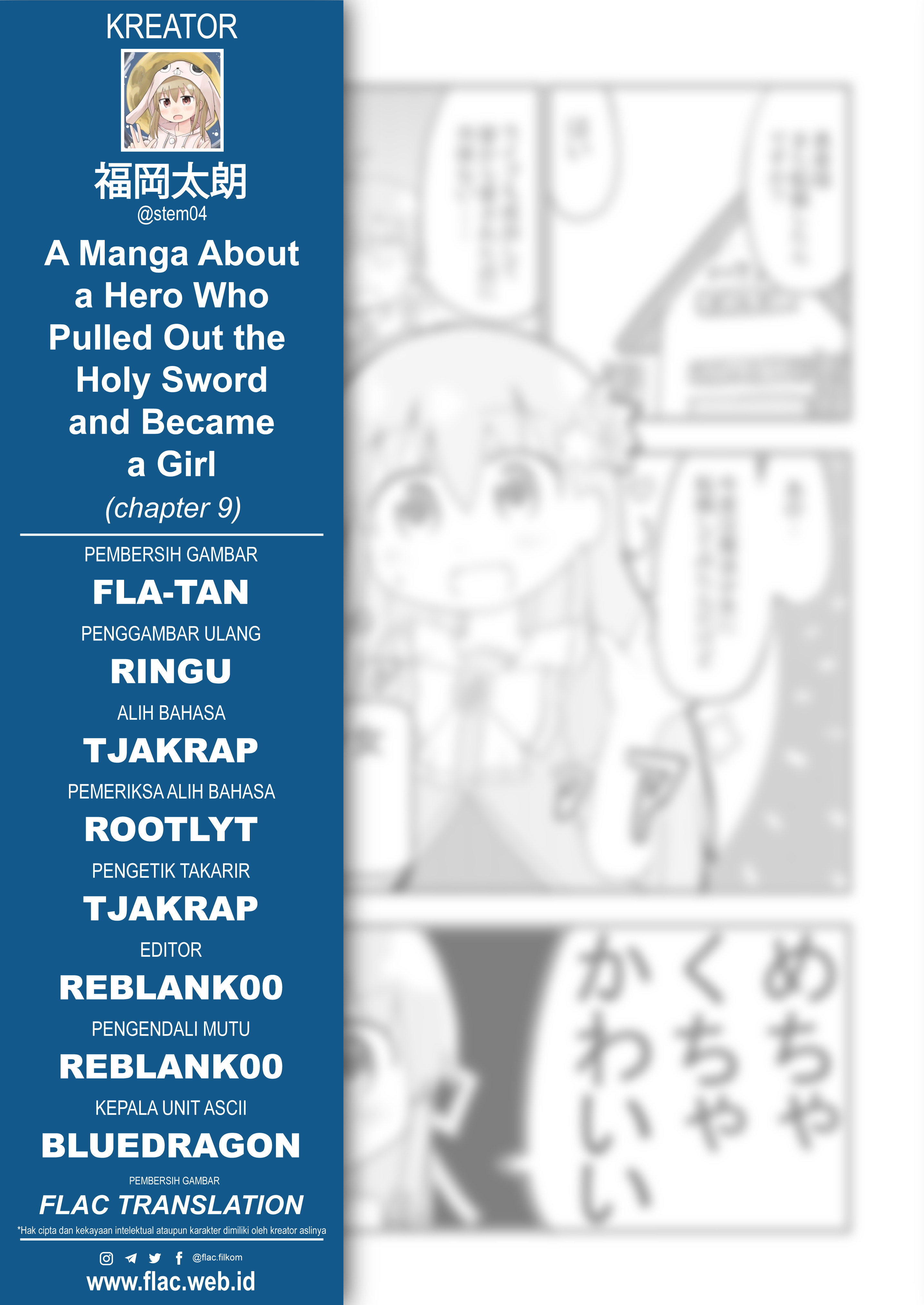 A Manga About a Hero Who Pulled Out the Holy Sword and Became a Girl Chapter 08 Gambar 5