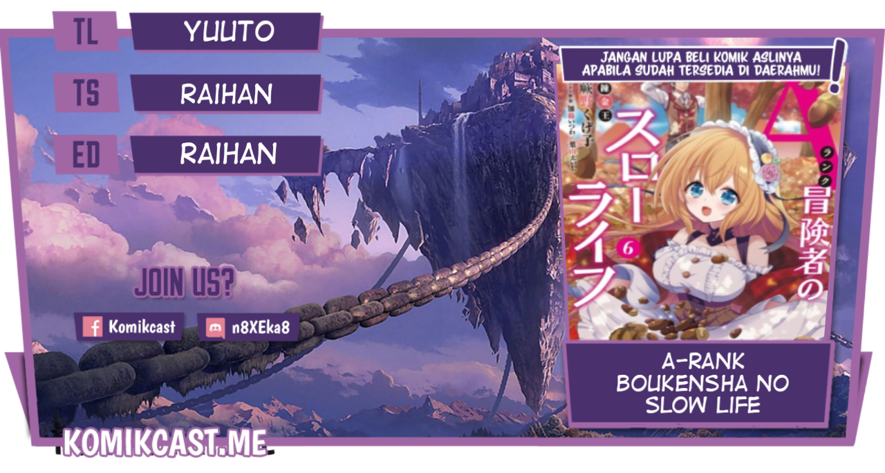A-Rank Boukensha no Slow Life Chapter 36.1 Gambar 1