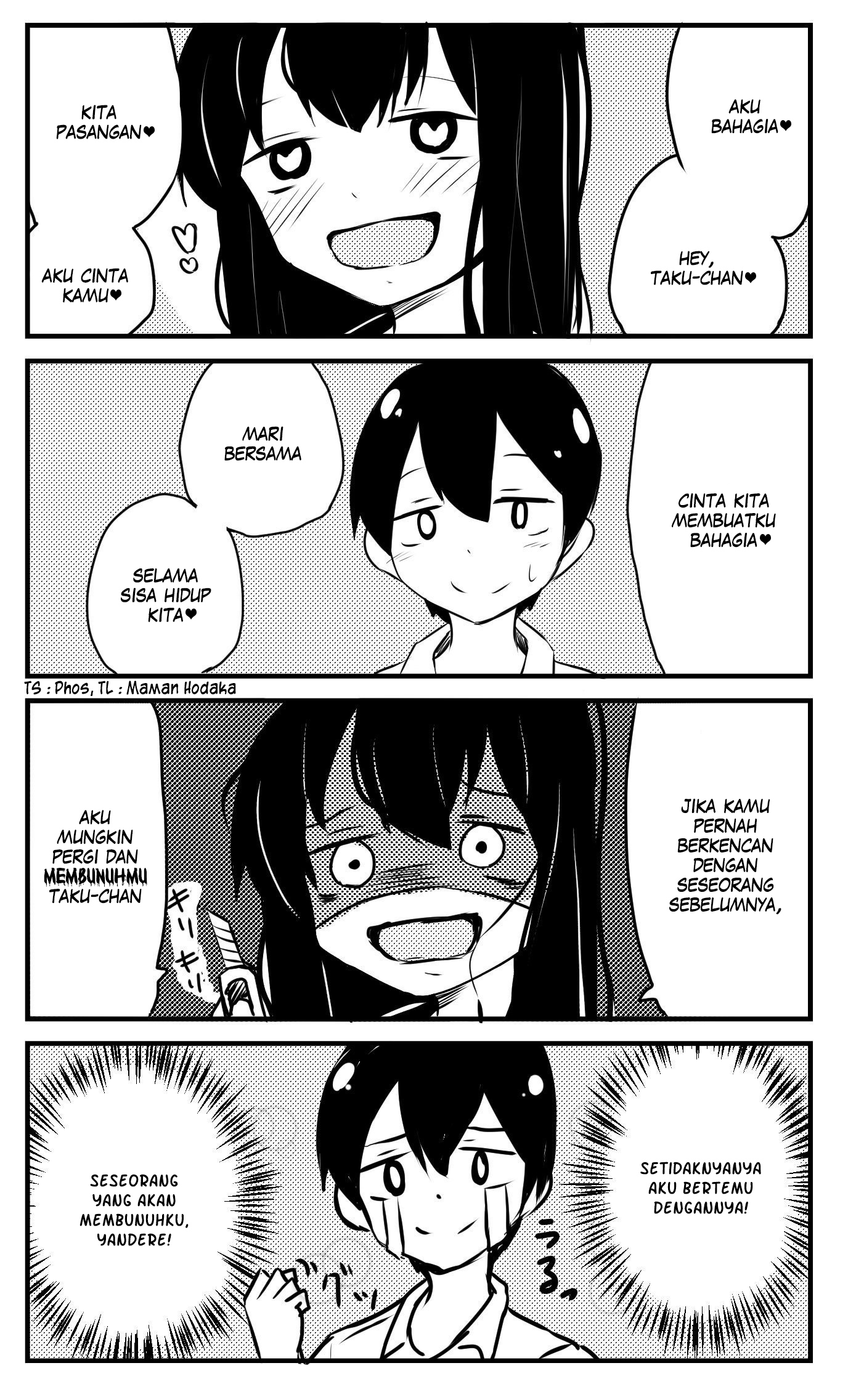 A Story About Wanting To Commit Suicide, But It’s Scary So I Find A Yandere Girl To Kill Me, But It Doesn’t Work Chapter 01 Gambar 1