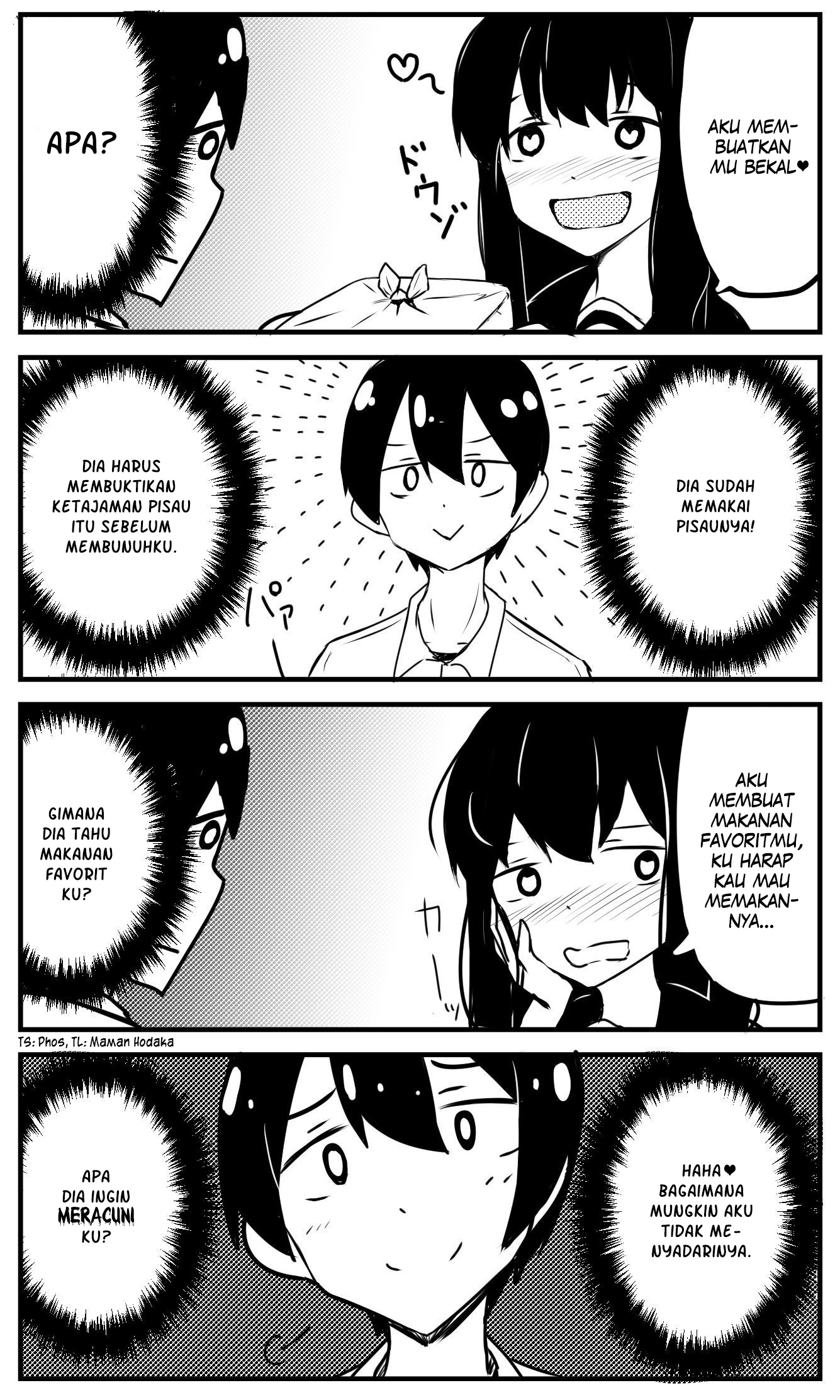 A Story About Wanting To Commit Suicide, But It’s Scary So I Find A Yandere Girl To Kill Me, But It Doesn’t Work Chapter 03 Gambar 1