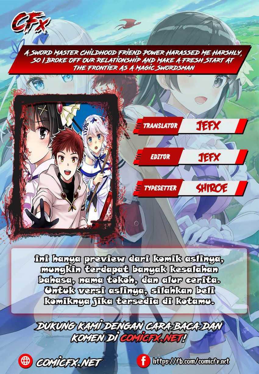 A Sword Master Childhood Friend Power Harassed Me Harshly, So I Broke off Our Relationship and Make a Fresh Start at the Frontier as a Magic Swordsman Chapter 03.2 Gambar 1