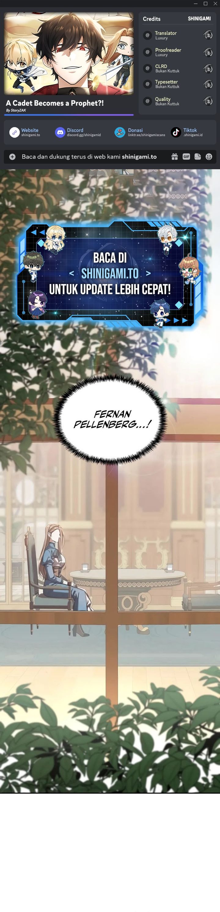 A Cadet Becomes A Prophet?! Chapter 03 Gambar 1