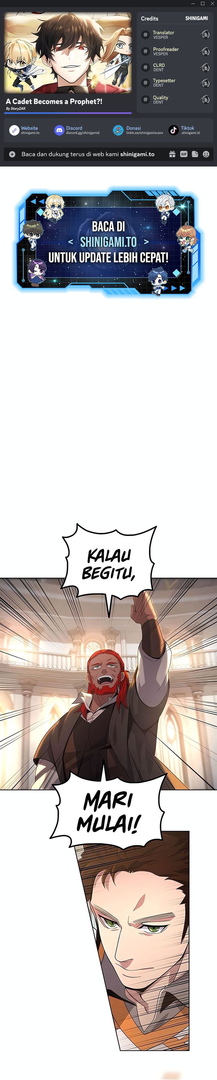 A Cadet Becomes A Prophet?! Chapter 06 Gambar 1