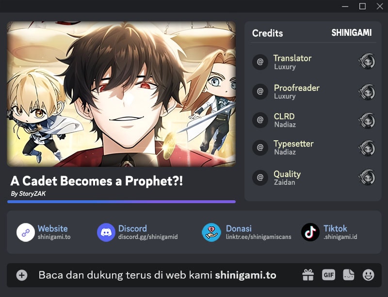 A Cadet Becomes A Prophet?! Chapter 20 Gambar 1