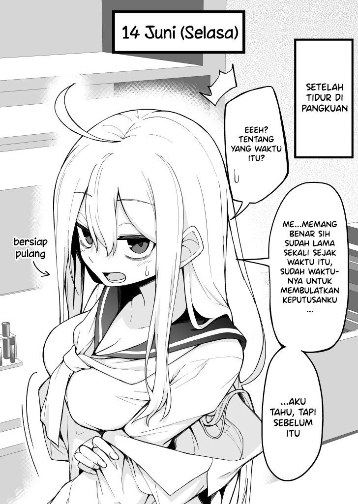 A Girl Whose Dark Circles in Her Eyes Disappear As the Story Progresses Chapter 06 Gambar 1