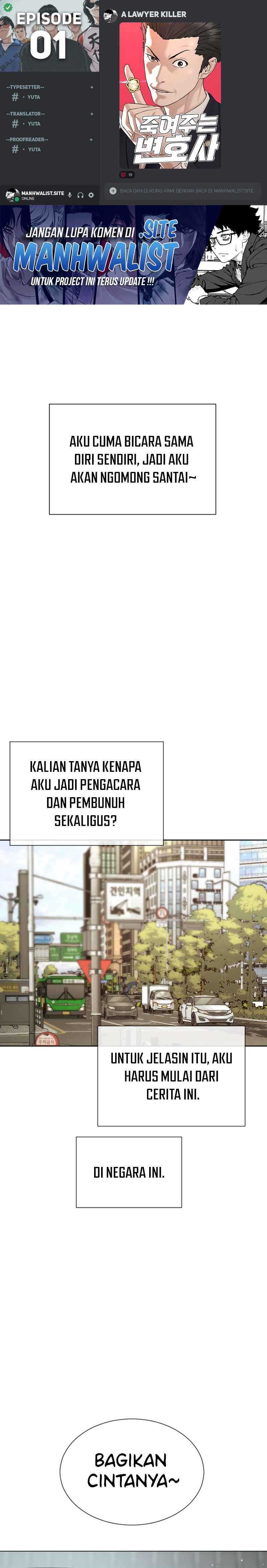 A Lawyer Killler (Killer Lawyer) Chapter 01 Gambar 1