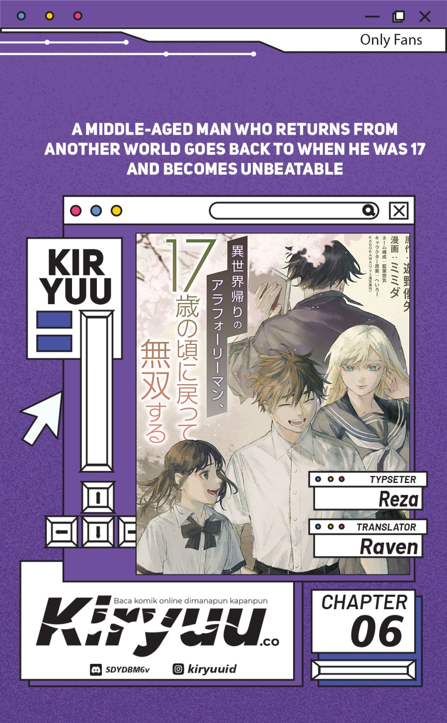 A Middle-Aged Man Who Returns From Another World Goes Back to When He Was 17 and Becomes Unbeatable Chapter 06 Gambar 1