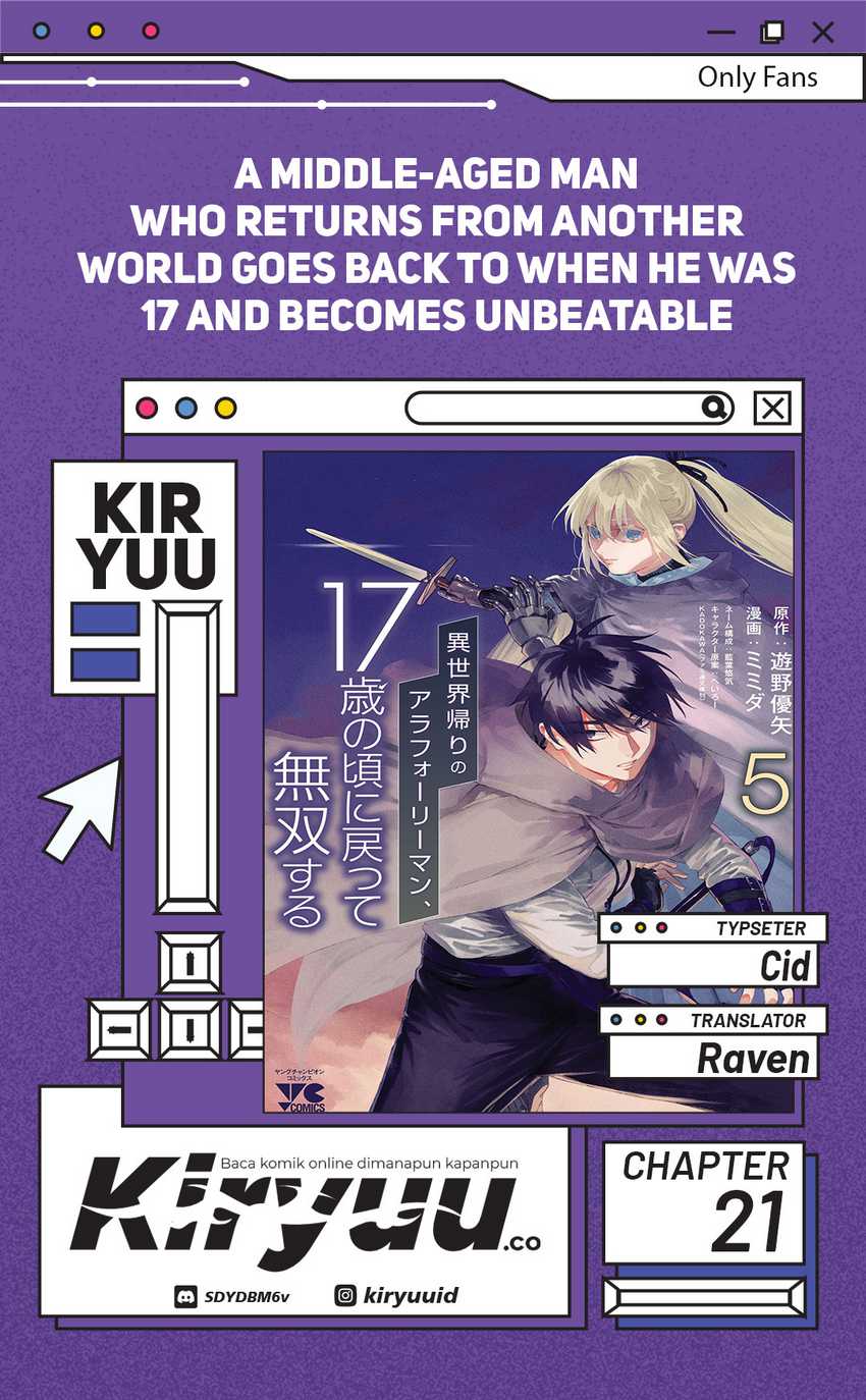 A Middle-Aged Man Who Returns From Another World Goes Back to When He Was 17 and Becomes Unbeatable Chapter 21 Gambar 1