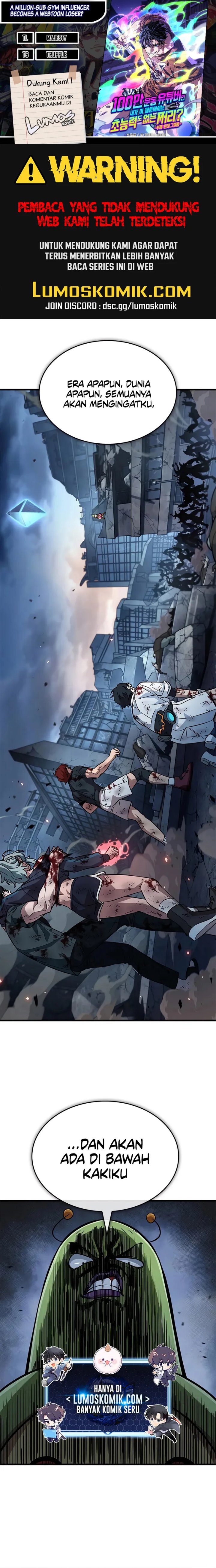 A Million-Sub Gym Influencer Becomes a Webtoon Loser? Chapter 12 Gambar 1