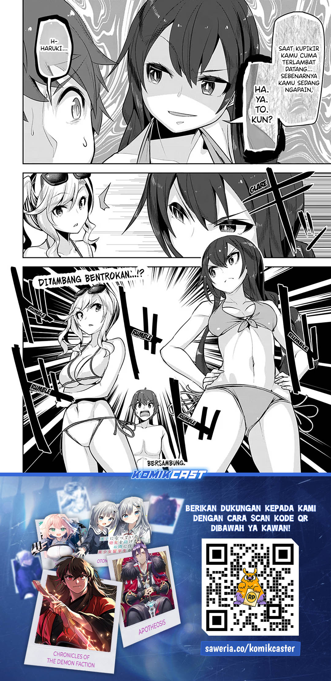A Neat and Pretty Girl at My New School Is a Childhood Friend Who I Used To Play With Thinking She Was a Boy Chapter 30 Gambar 31