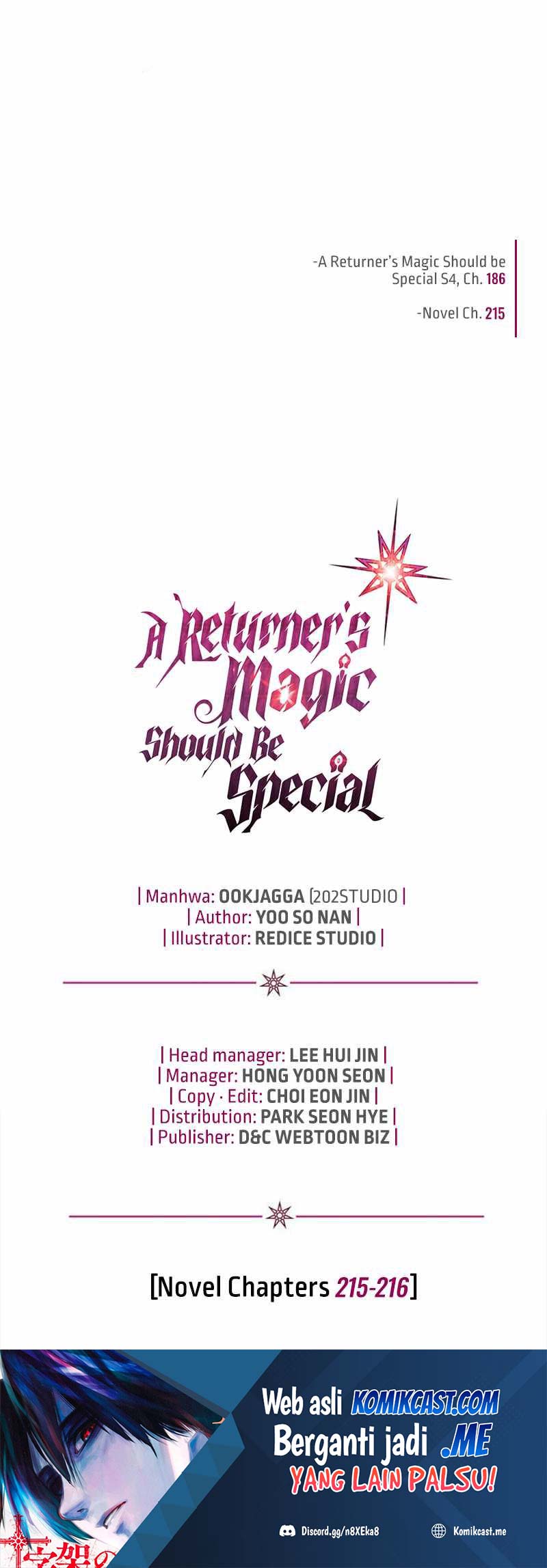 A Returner’s Magic Should Be Special Chapter 186 Gambar 34