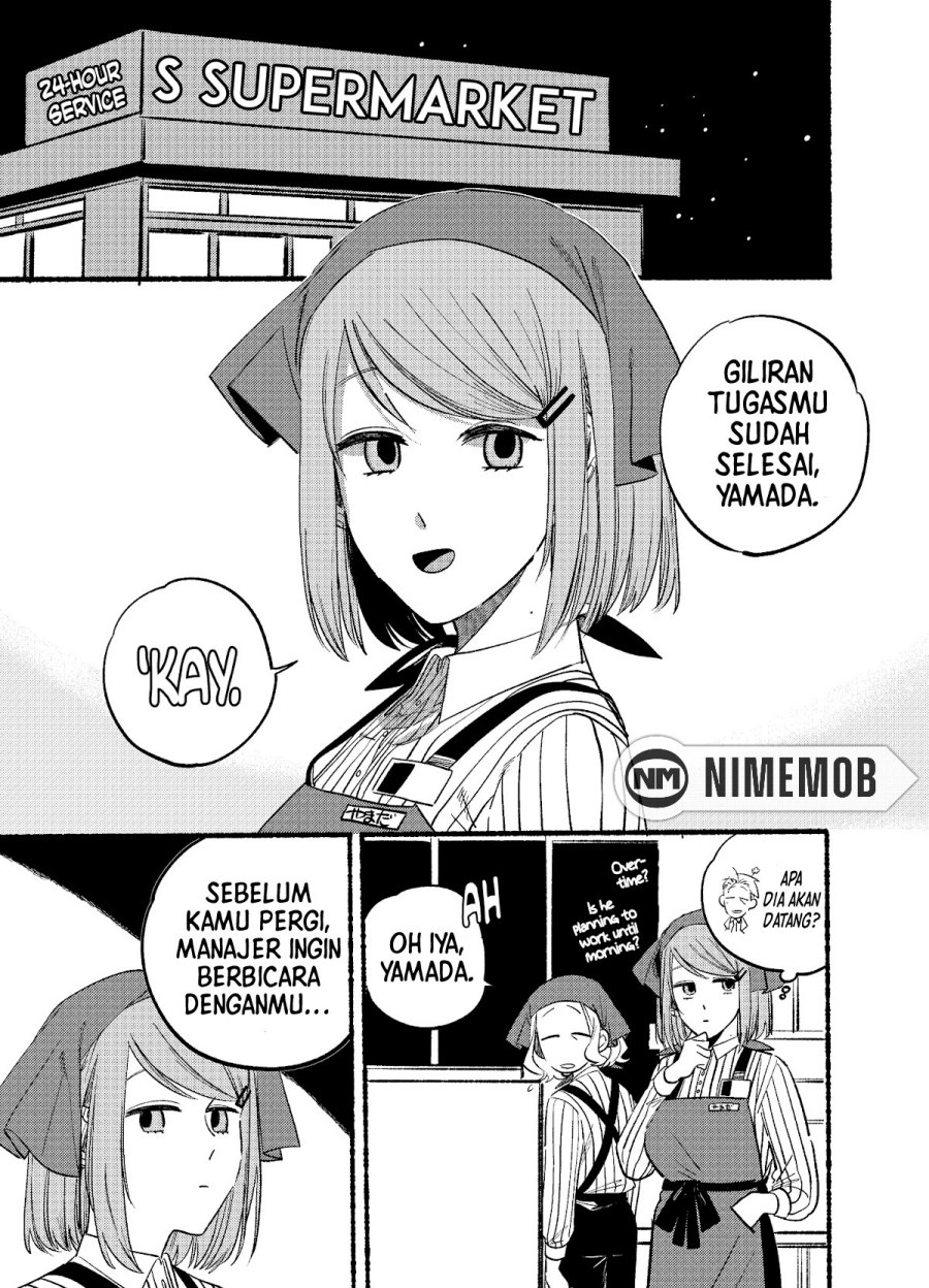 A Story About Smoking at the Back of the (Supermarket Super no Ura de Yani Suu Futari) Chapter 06 Gambar 2