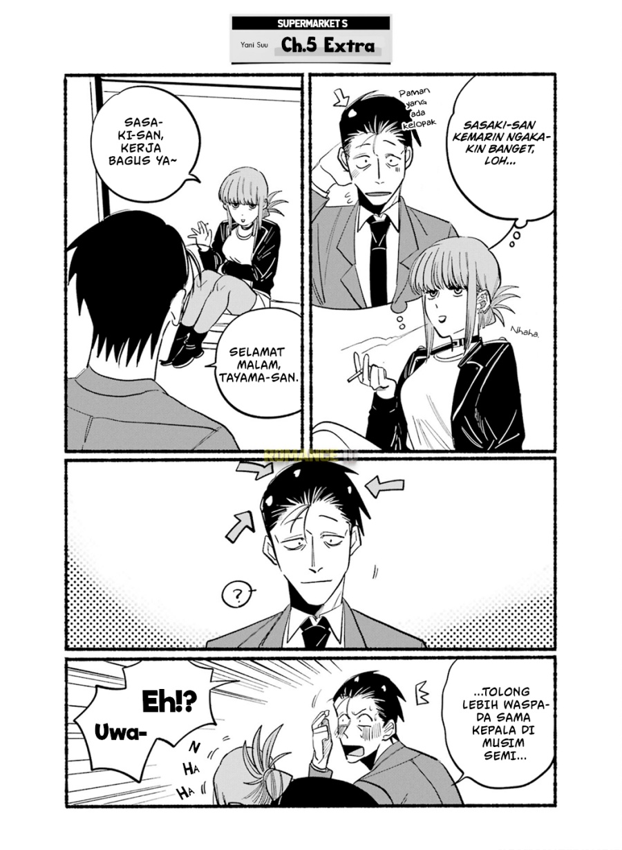 A Story About Smoking at the Back of the Supermarket (Super no Ura de Yani Suu Futari) Chapter 16.6 Gambar 6