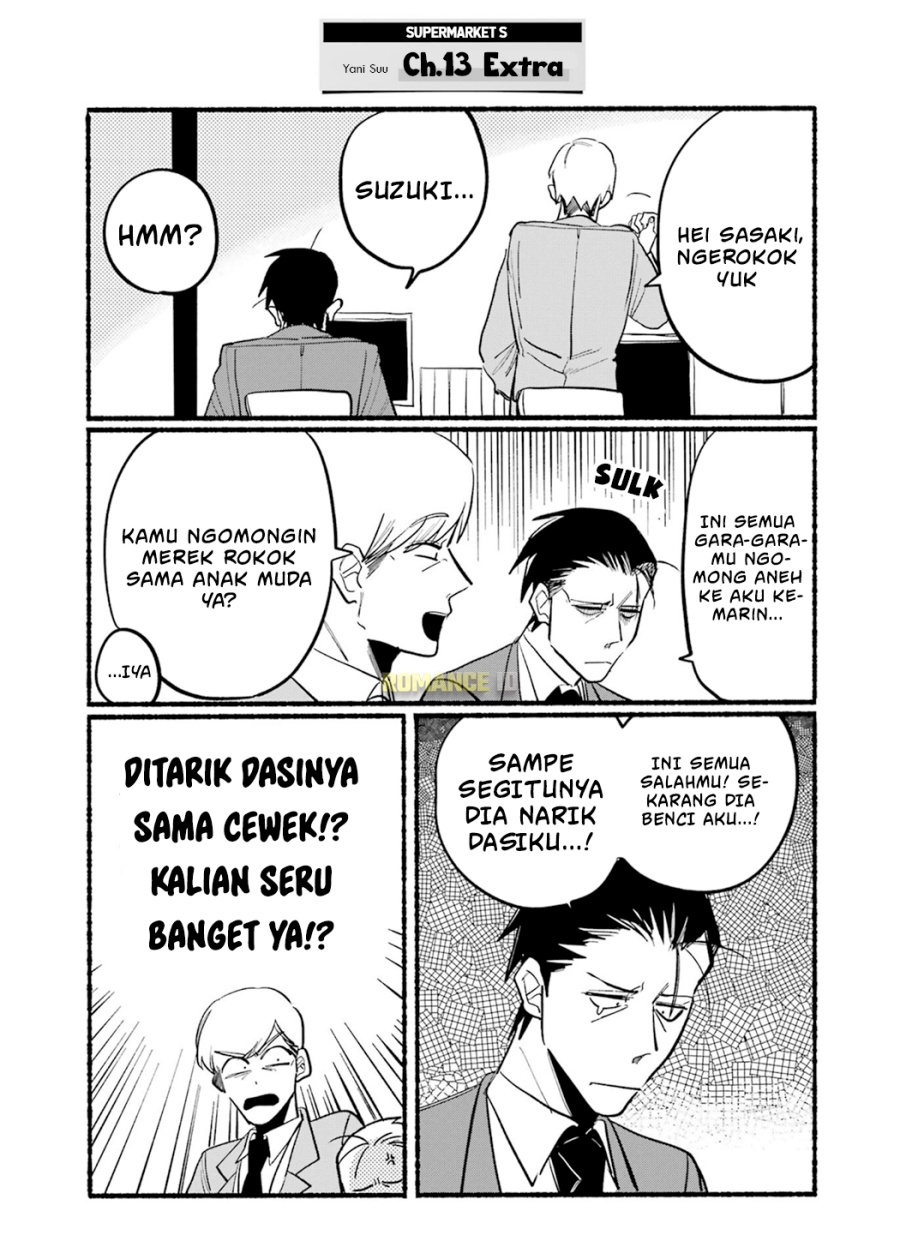 A Story About Smoking at the Back of the Supermarket (Super no Ura de Yani Suu Futari) Chapter 16.6 Gambar 14