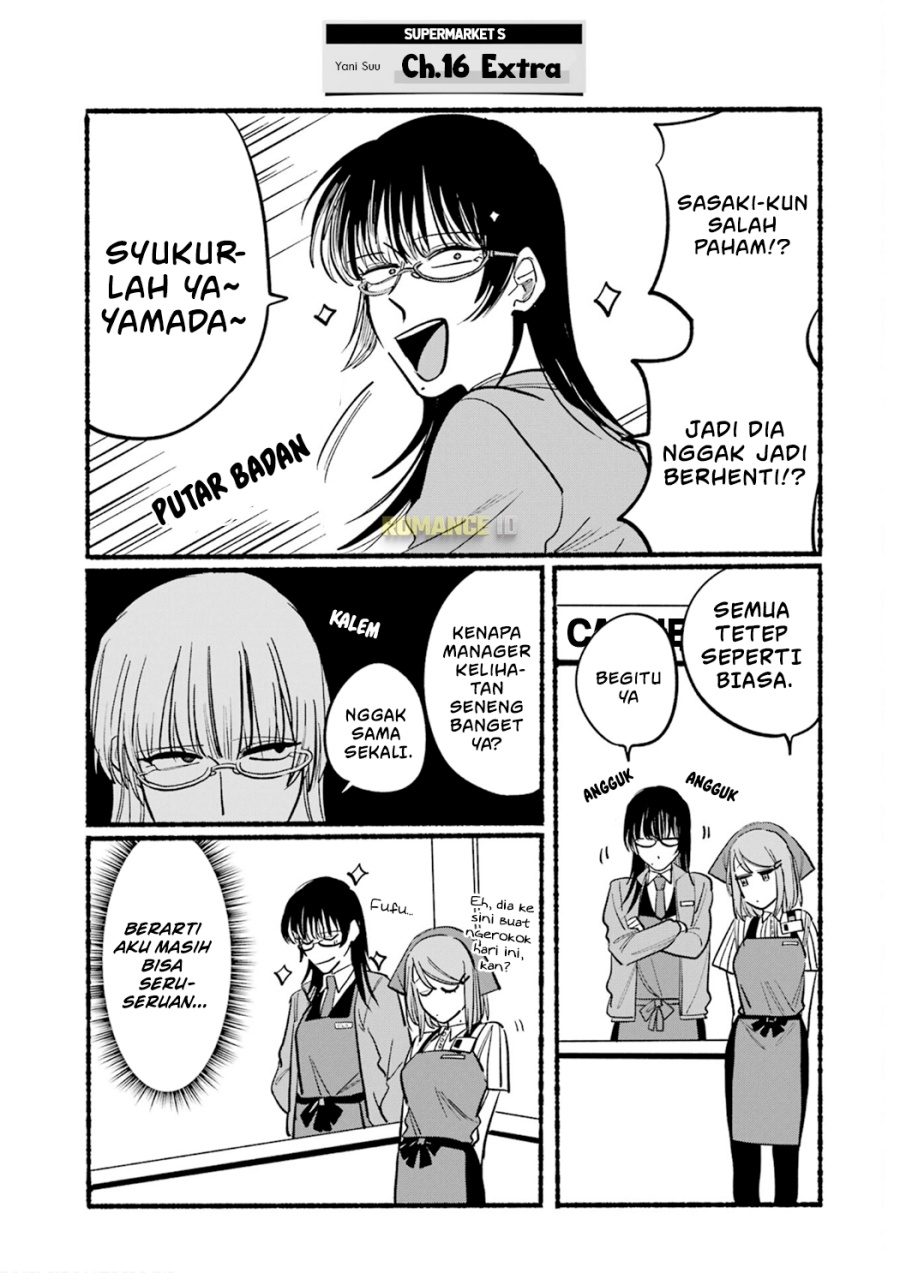 A Story About Smoking at the Back of the Supermarket (Super no Ura de Yani Suu Futari) Chapter 16.6 Gambar 17