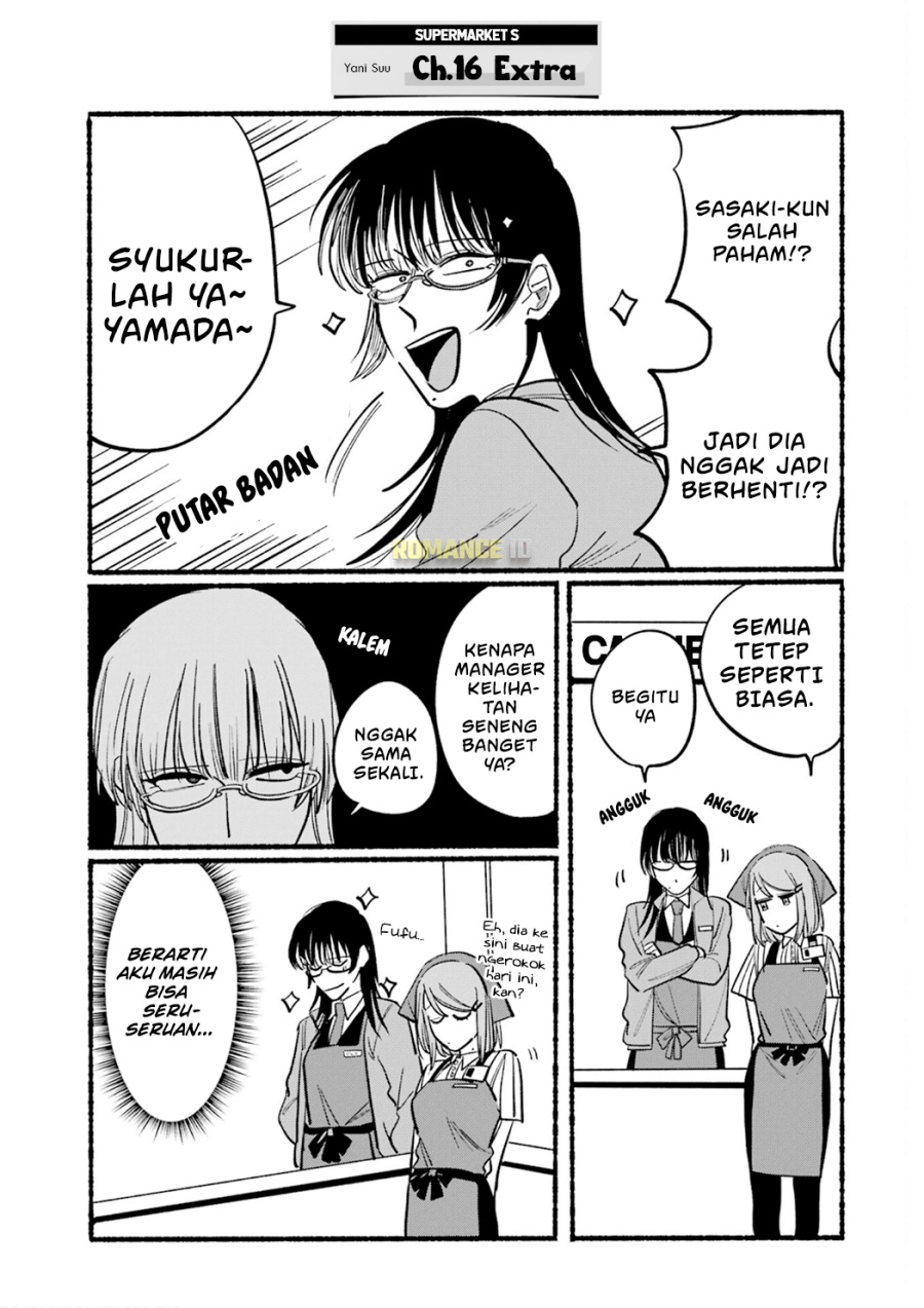 A Story About Smoking at the Back of the Supermarket (Super no Ura de Yani Suu Futari) Chapter 16 Gambar 18