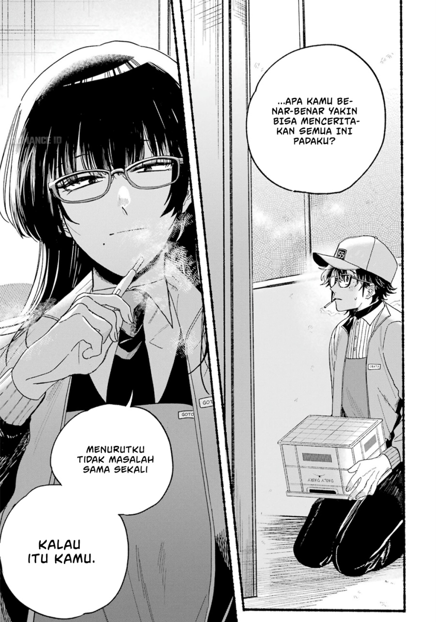 A Story About Smoking at the Back of the Supermarket (Super no Ura de Yani Suu Futari) Chapter 28.7 Gambar 27